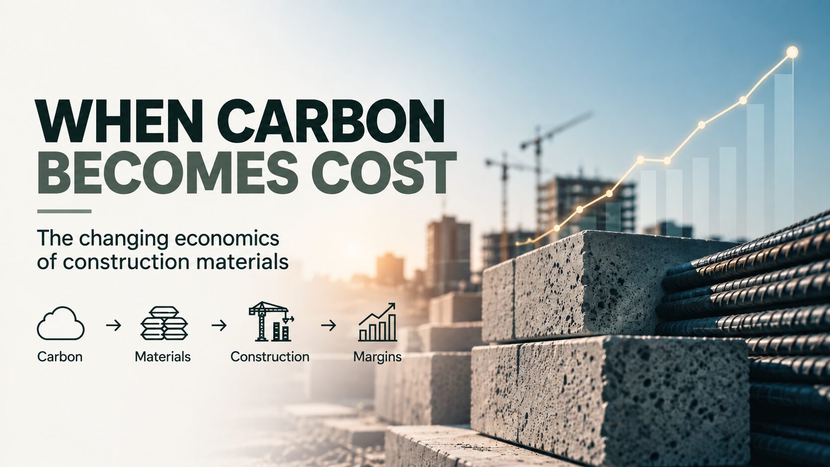 When Carbon Becomes Cost: The Changing Economics of Construction Materials